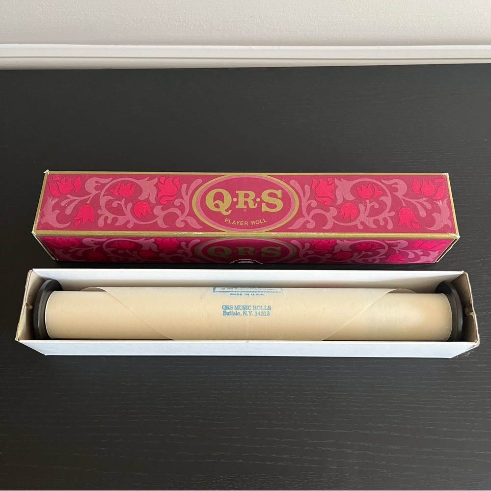 QRS Christmas Piano Player Word Roll Do You Hear What I Hear 10-169 Vintage 1962